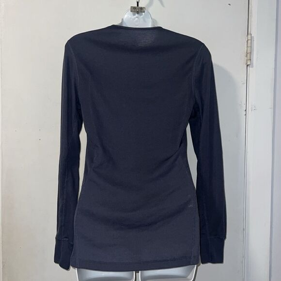 ODLO Navy Blue Long Sleeve Baselayer Top-S - Picture 4 of 7